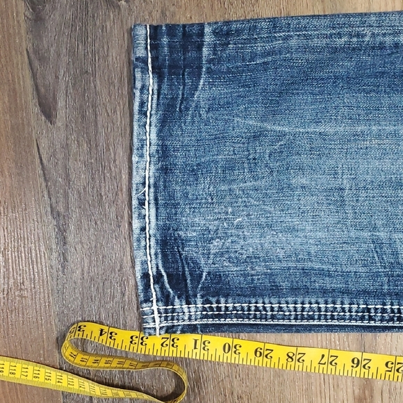 Rock Revival Cyrek Straight Leg Embellished Blue Jeans - Picture 8 of 13
